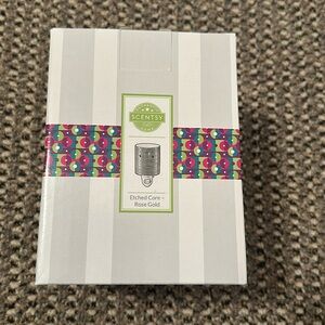 Etched Core Rose Gold Mini Scentsy Warmer - NIB